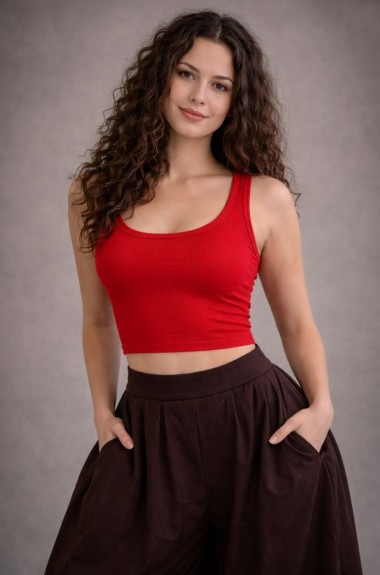 Базовый топ в рубчик MIK-1630A140