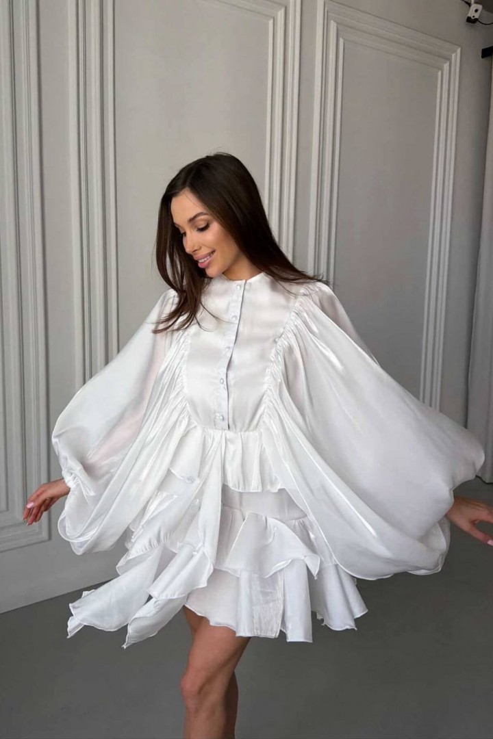 Шелковое платье TOR-2635A750