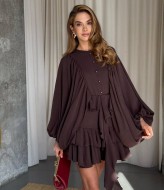 Шелковое платье TOR-2635A750