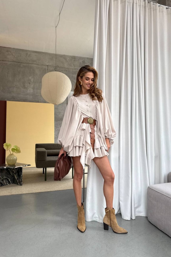 Шелковое платье TOR-2635A750