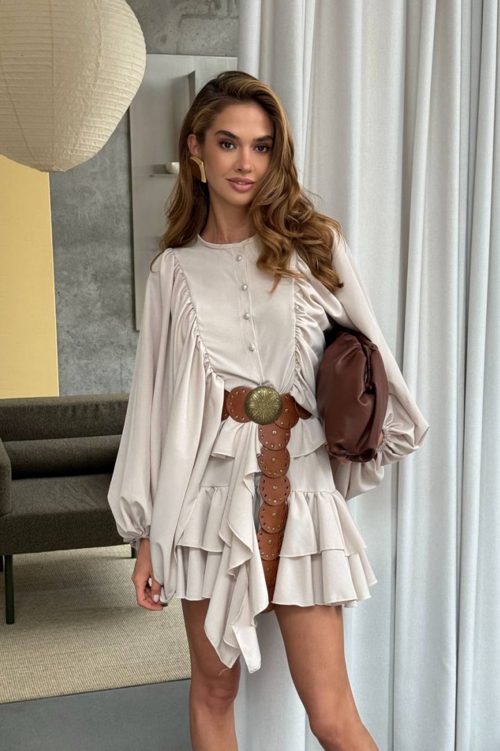 Шелковое платье TOR-2635A750