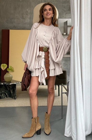 Шелковое платье TOR-2635A750