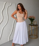 Базовая майка в мелкий рубчик MIK-1723A210