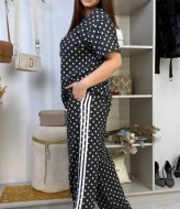 Прогулянковий костюм в горошек ME-546A750