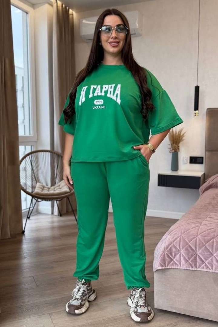 Костюм двойка брюки и футболка YS-2225A670B750