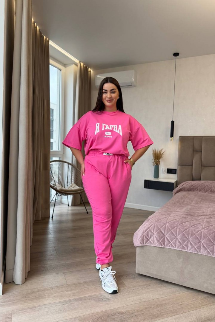 Костюм двойка брюки и футболка YS-2225A670B750