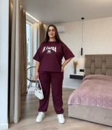 Костюм двойка брюки и футболка YS-2225A670B750