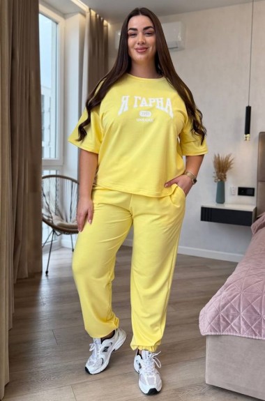 Костюм двойка брюки и футболка YS-2225A670B750