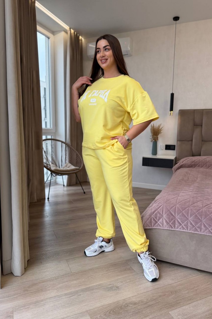 Костюм двойка брюки и футболка YS-2225A670B750