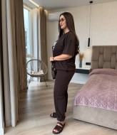 Костюм двойка брюки и футболка YS-2225A670B750