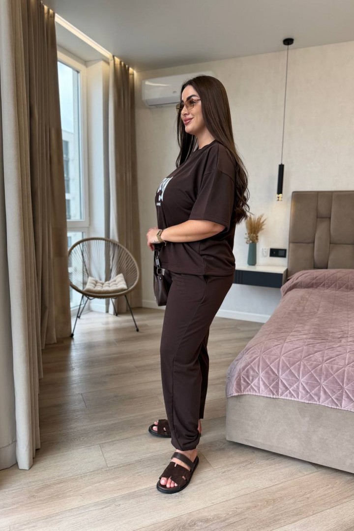 Костюм двойка брюки и футболка YS-2225A670B750