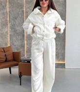 Шелковые брюки палаццо XOF-7015A300