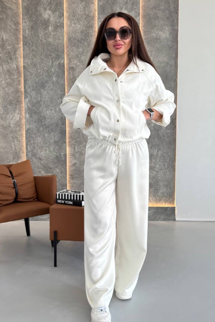 Шелковые брюки палаццо XOF-7015A300