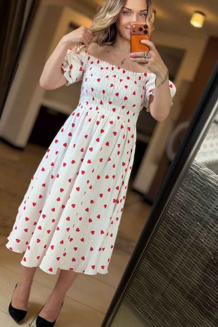 Женское платье из муслина IMMA-214A630