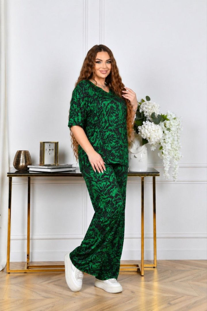 Костюм футболка + брюки палаццо MIK-8081A550