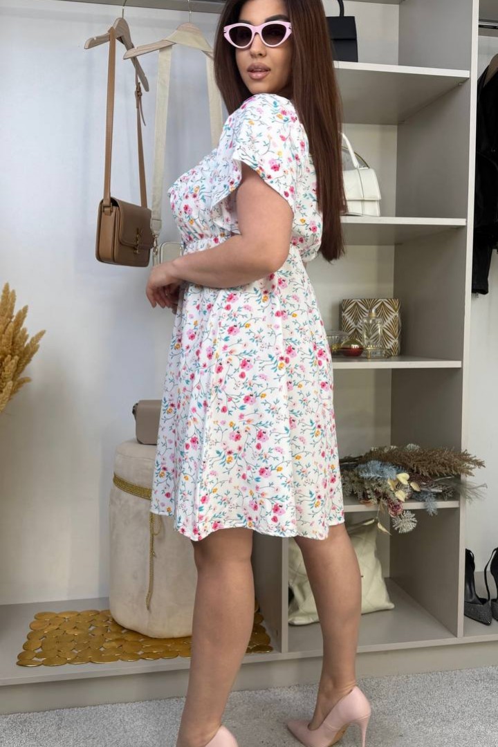 Нежное платье с цветочным принтом OLI-1464A600