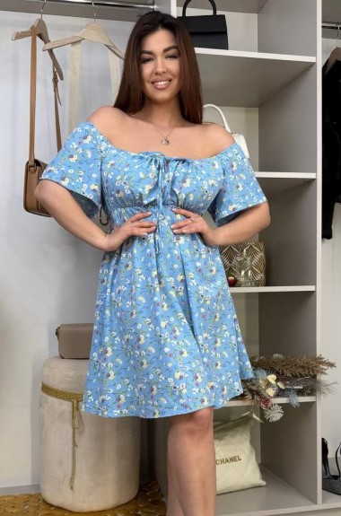 Нежное платье с цветочным принтом OLI-1464A600