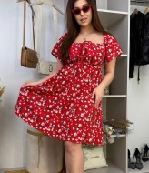 Нежное платье с цветочным принтом OLI-1464A600