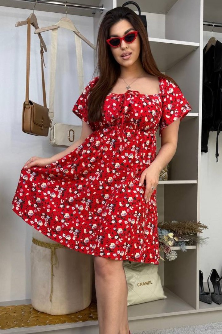 Нежное платье с цветочным принтом OLI-1464A600