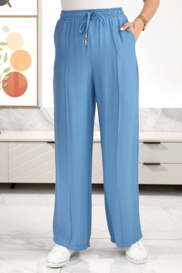 Брюки прямого кроя на резинке OSI-26580A320