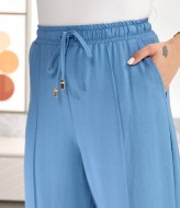 Брюки прямого кроя на резинке OSI-26580A320