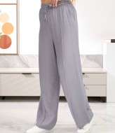 Брюки прямого кроя на резинке OSI-26580A320