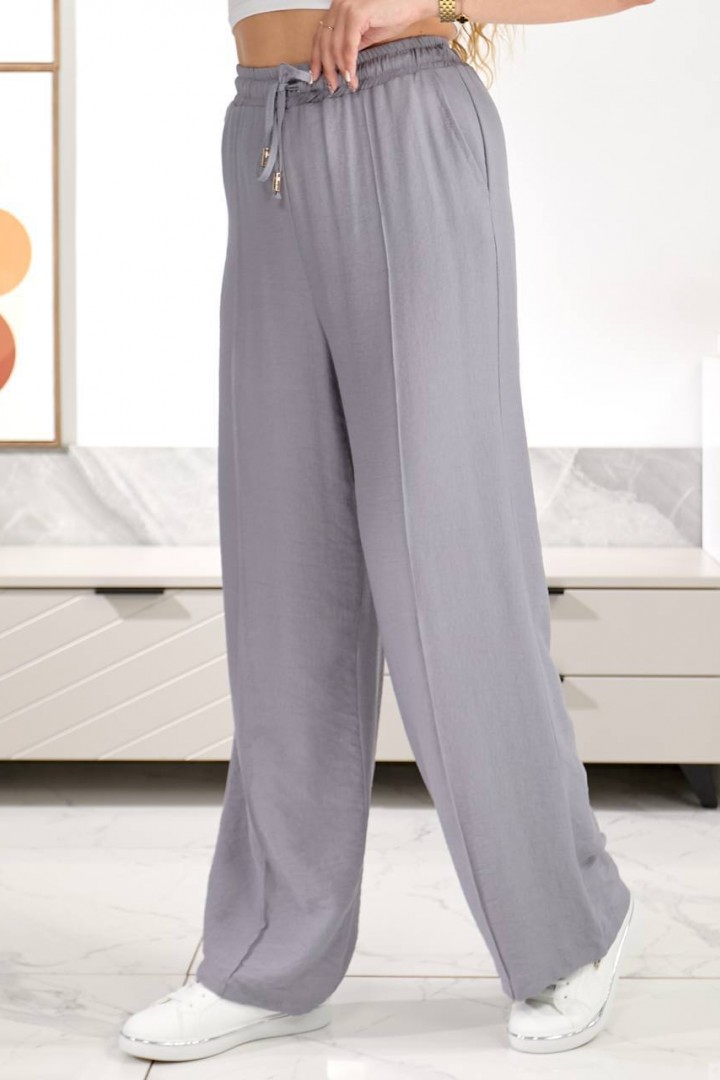 Брюки прямого кроя на резинке OSI-26580A320