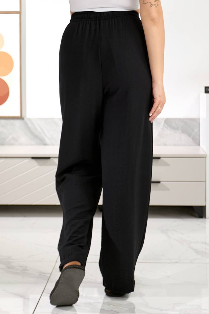 Брюки прямого кроя на резинке OSI-26580A320