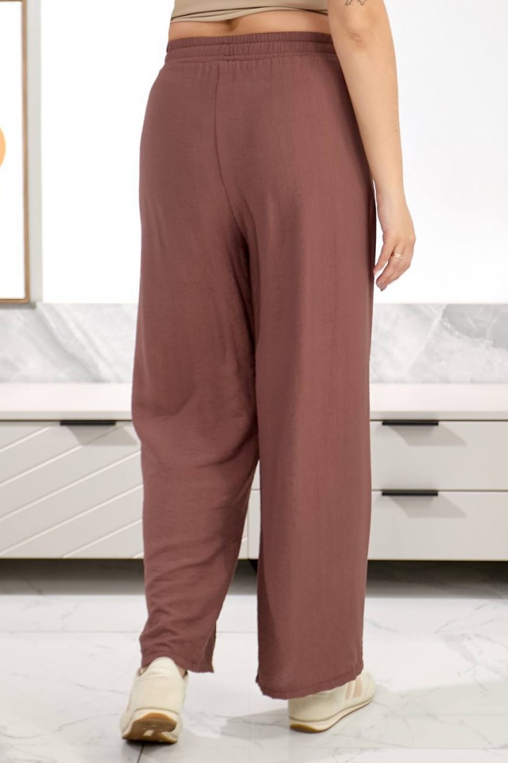 Брюки прямого кроя на резинке OSI-26580A320