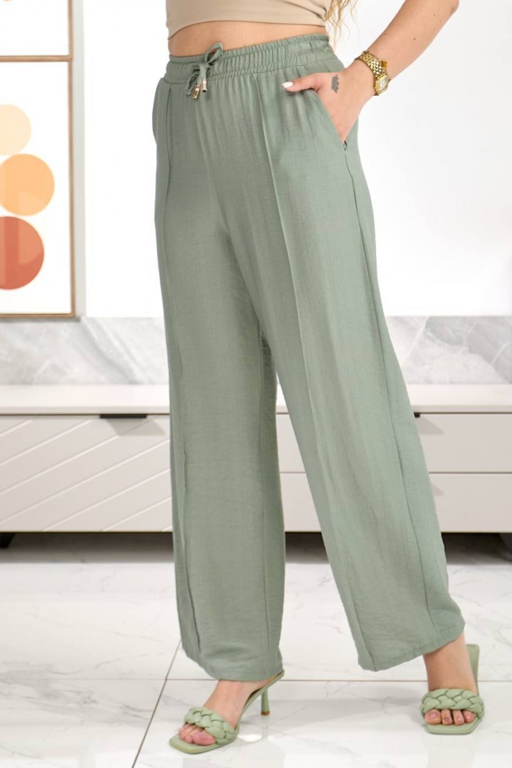 Брюки прямого кроя на резинке OSI-26580A320