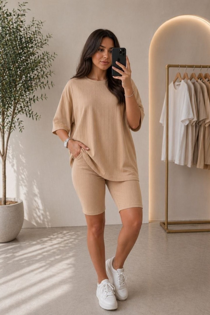 Костюм двійка велосипедки та футболка MIK-4274A450