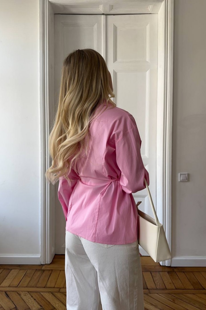 Рубашка по бокам на завязках RAB-727A489