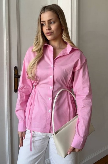 Рубашка по бокам на завязках RAB-727A489