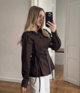 Рубашка по бокам на завязках RAB-727A489