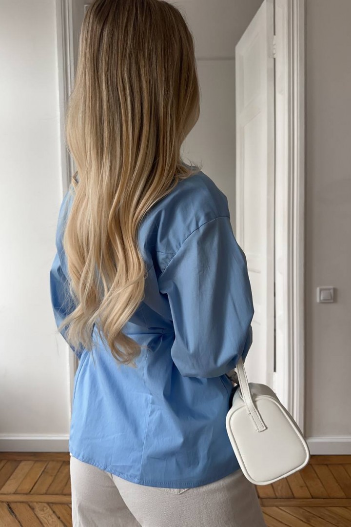 Рубашка по бокам на завязках RAB-727A489