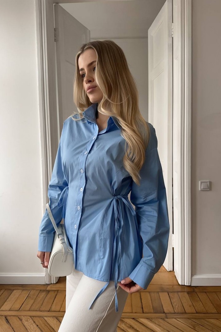 Рубашка по бокам на завязках RAB-727A489