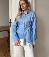 Рубашка по бокам на завязках RAB-727A489