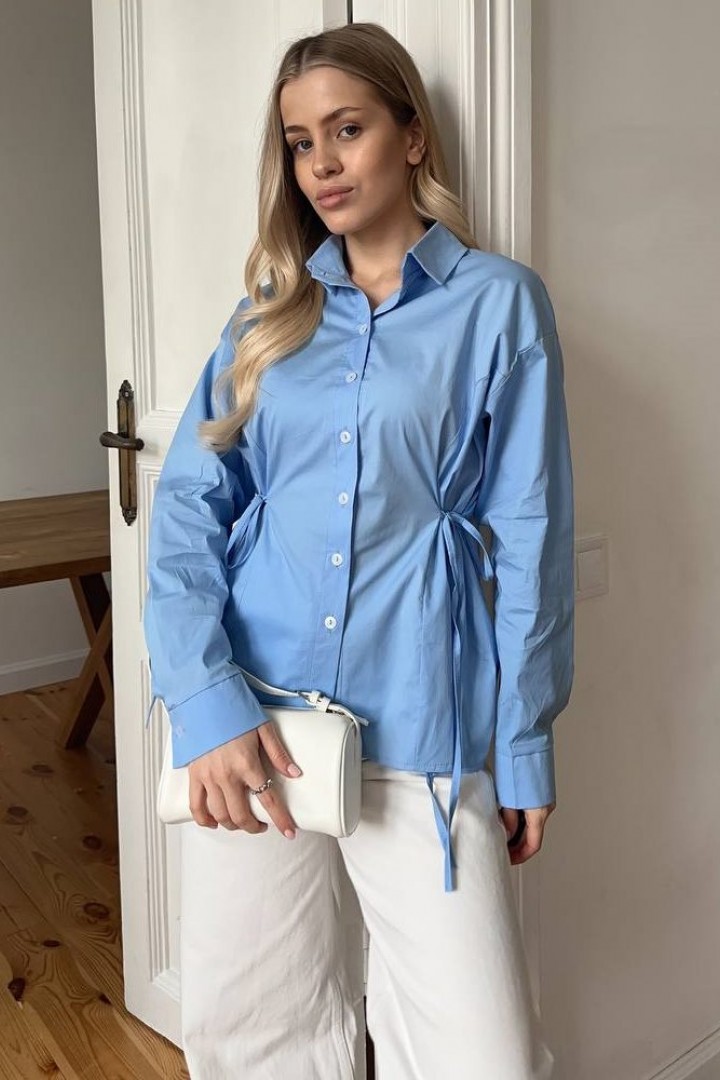 Рубашка по бокам на завязках RAB-727A489