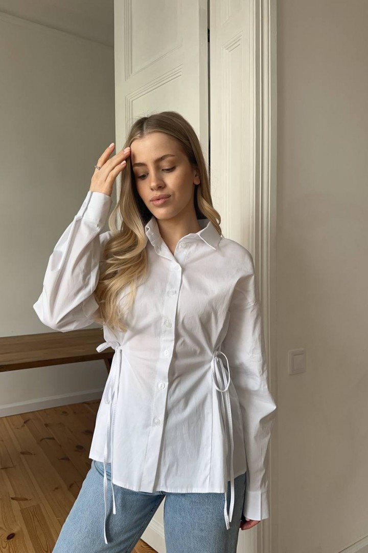 Рубашка по бокам на завязках RAB-727A489