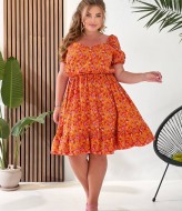 Летнее платье в цветочек  SD-0103A400