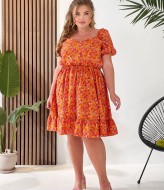 Летнее платье в цветочек  SD-0103A400