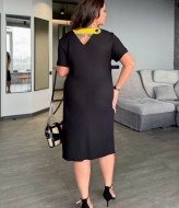 Комбинированное платье ANT-210A400