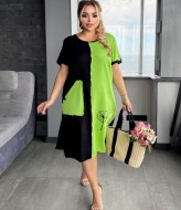 Комбинированное платье ANT-210A400