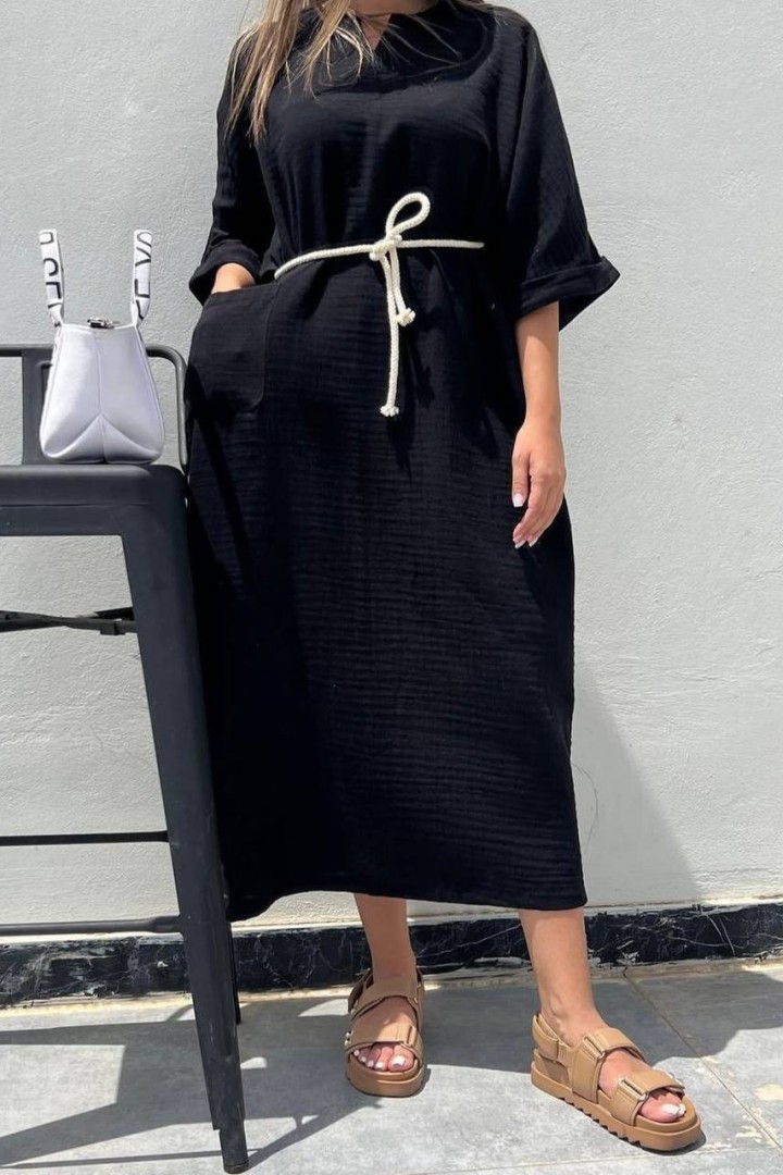 Сукня oversize з канатом DMP-A7145A500