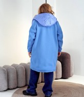 Комбінований теплий кардиган MOV-717A850