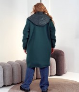 Комбінований теплий кардиган MOV-717A850