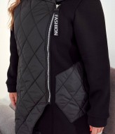 Комбінований теплий кардиган MOV-717A850