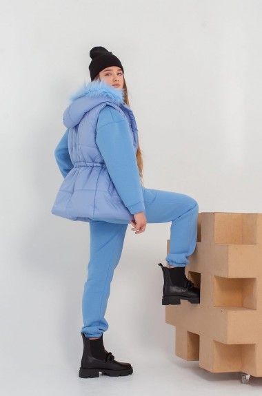 Теплый костюм с жилеткой EV-2238A600