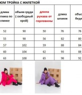 Теплый костюм с жилеткой EV-2238A1100