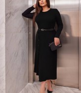 Платье трикотажное миди  EY-488A17B21